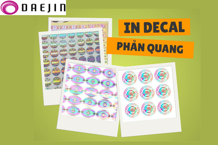 In decal loại phản quang